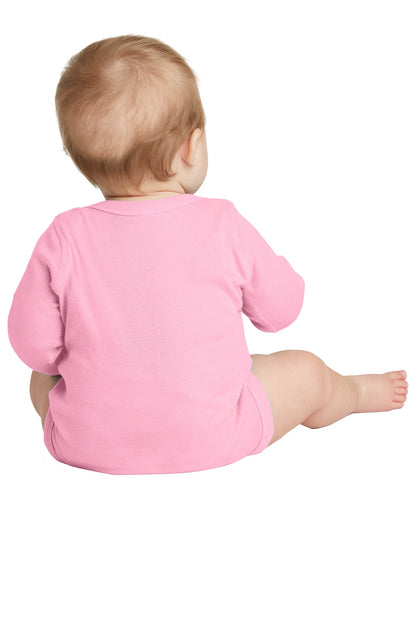 DISCONTINUED - Rabbit Skins Infant Long Sleeve Baby Rib Bodysuit -