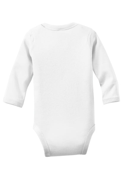 DISCONTINUED - Rabbit Skins Infant Long Sleeve Baby Rib Bodysuit -