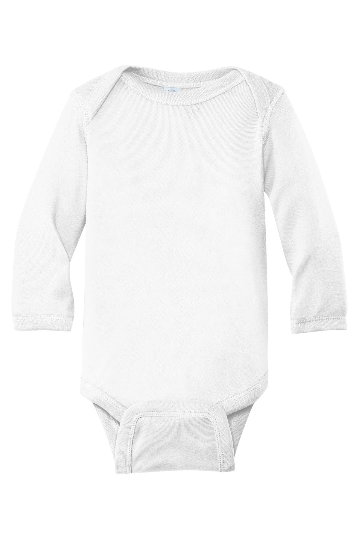Rabbit Skins Infant Long Sleeve Baby Rib Bodysuit