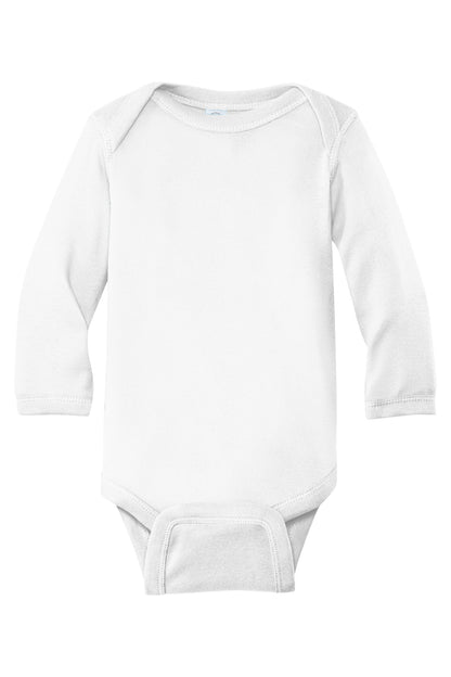 DISCONTINUED - Rabbit Skins Infant Long Sleeve Baby Rib Bodysuit -