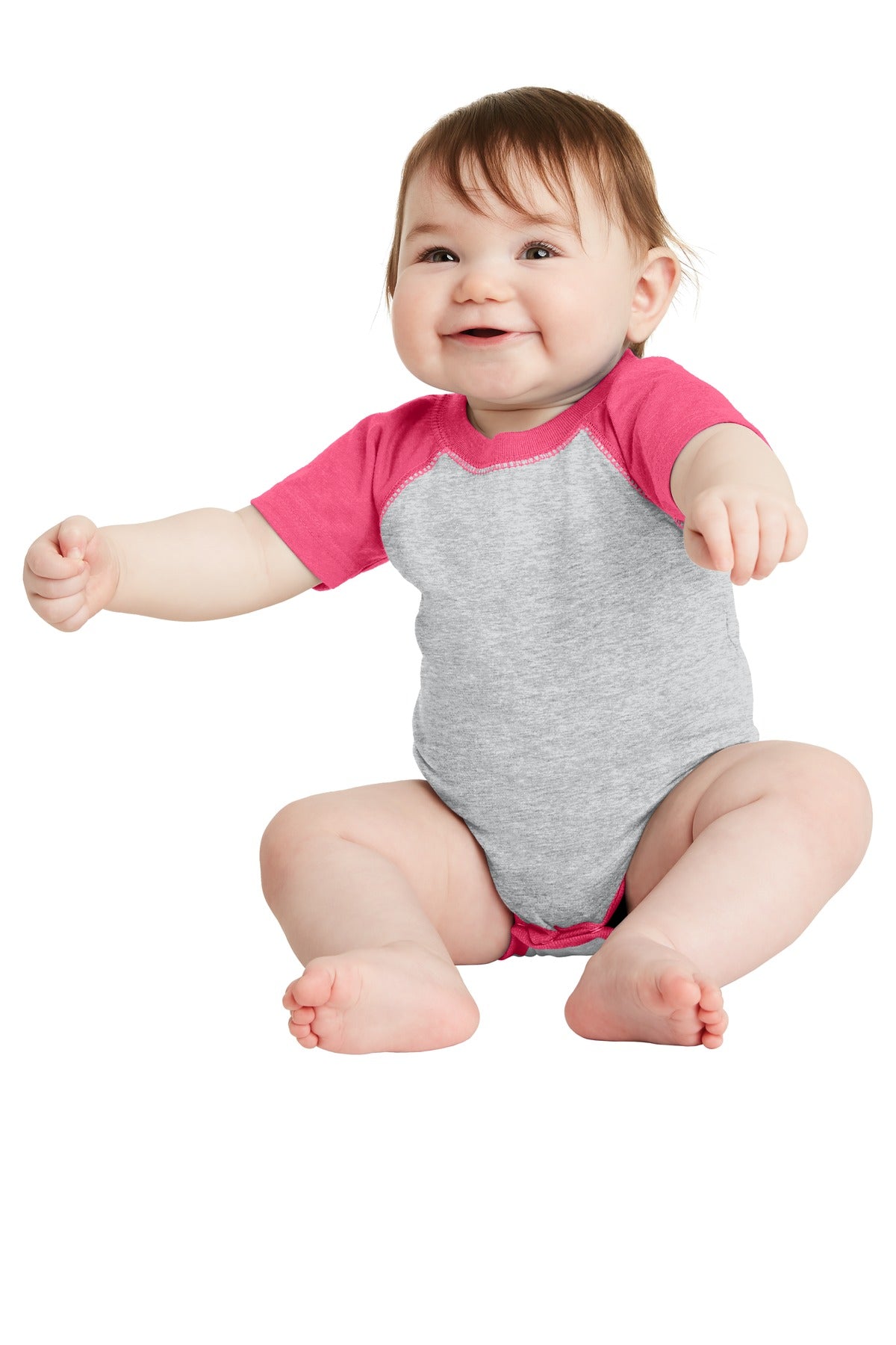 Rabbit Skins Infant Baseball Fine Jersey Bodysuit