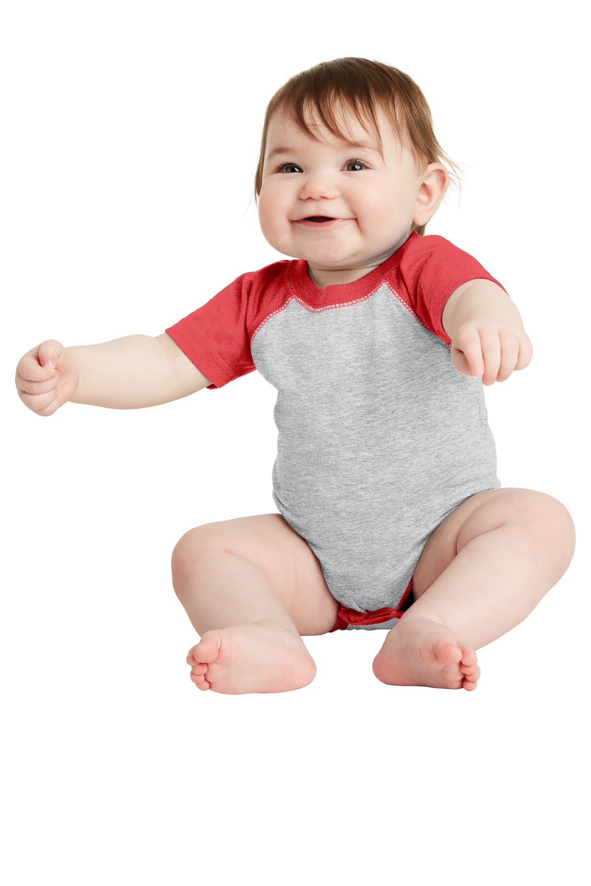 Rabbit Skins Infant Baseball Fine Jersey Bodysuit