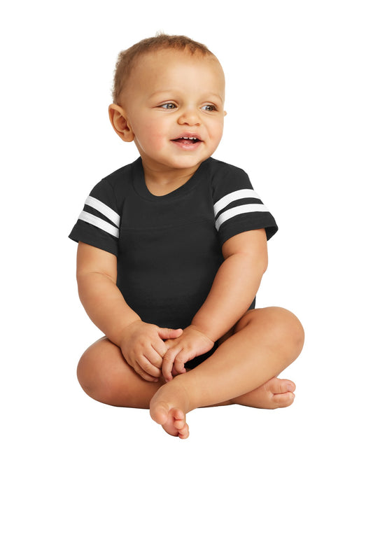 Rabbit Skins Infant Football Fine Jersey Bodysuit