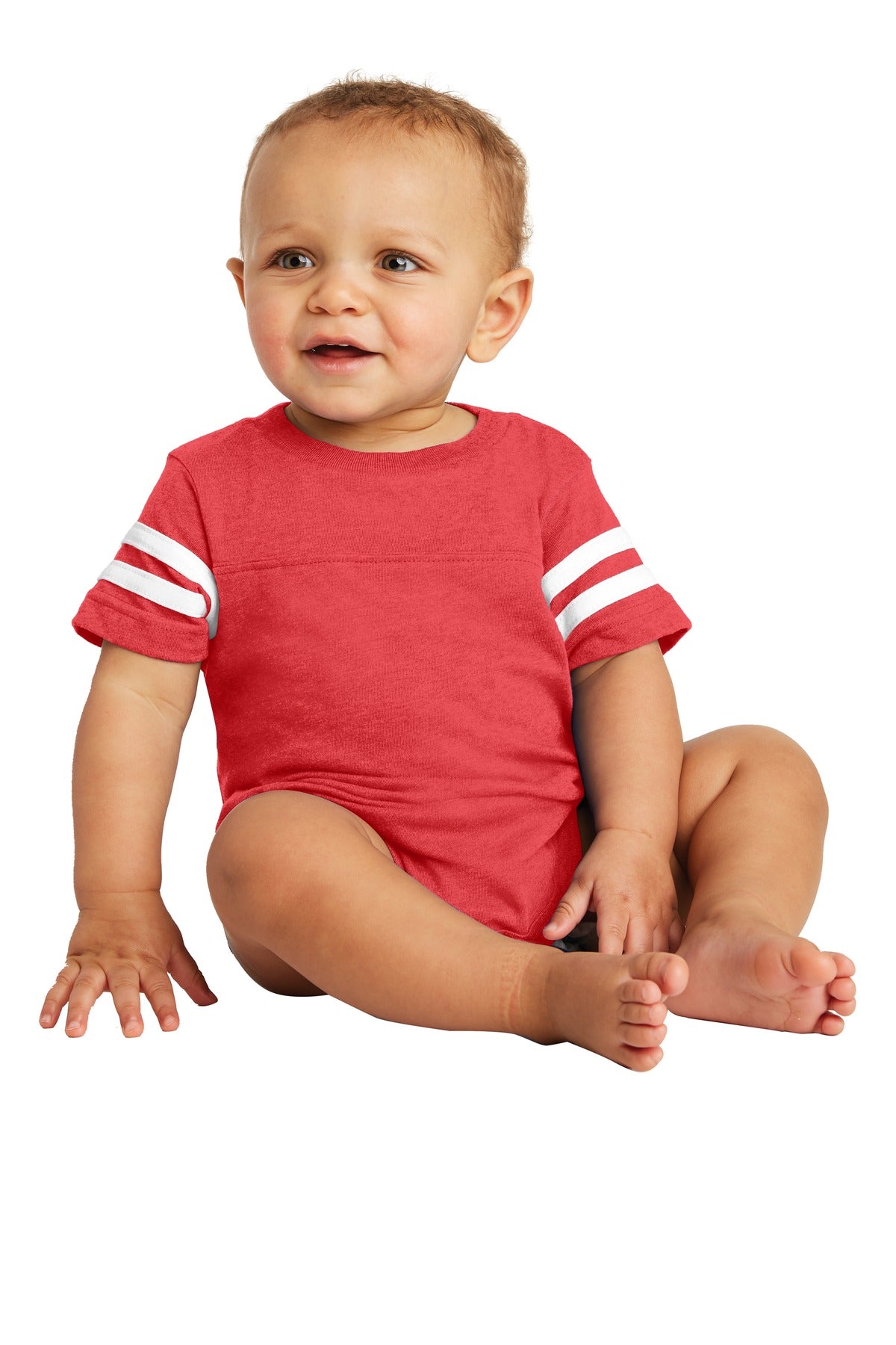 Rabbit Skins Infant Football Fine Jersey Bodysuit