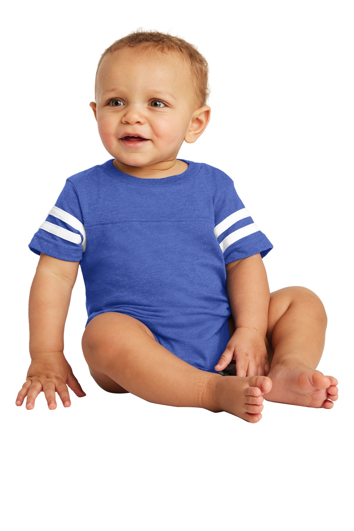 Rabbit Skins Infant Football Fine Jersey Bodysuit