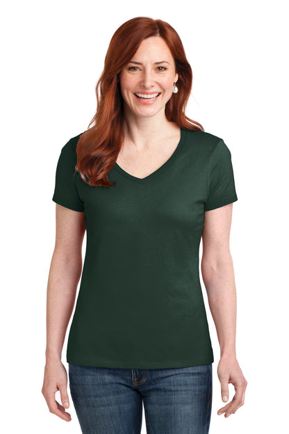 DISCONTINUED - Hanes® Women's Perfect-T Cotton V-Neck T-Shirt