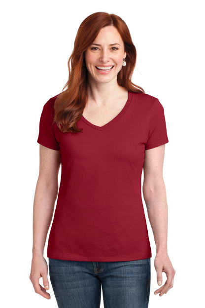 DISCONTINUED - Hanes® Women's Perfect-T Cotton V-Neck T-Shirt
