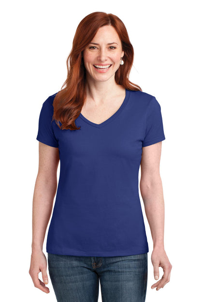 DISCONTINUED - Hanes® Women's Perfect-T Cotton V-Neck T-Shirt