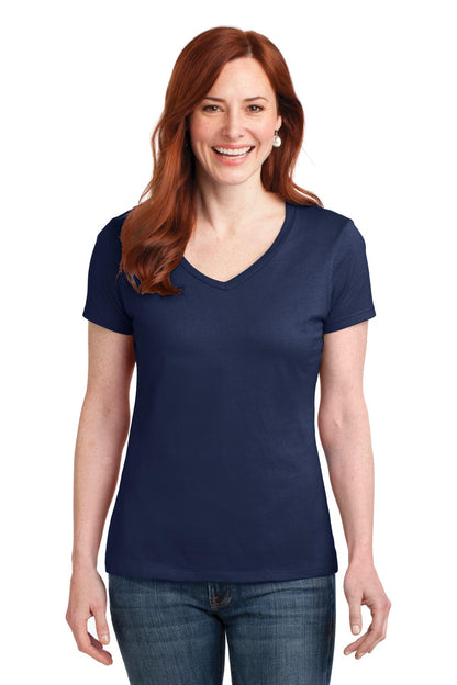 DISCONTINUED - Hanes® Women's Perfect-T Cotton V-Neck T-Shirt
