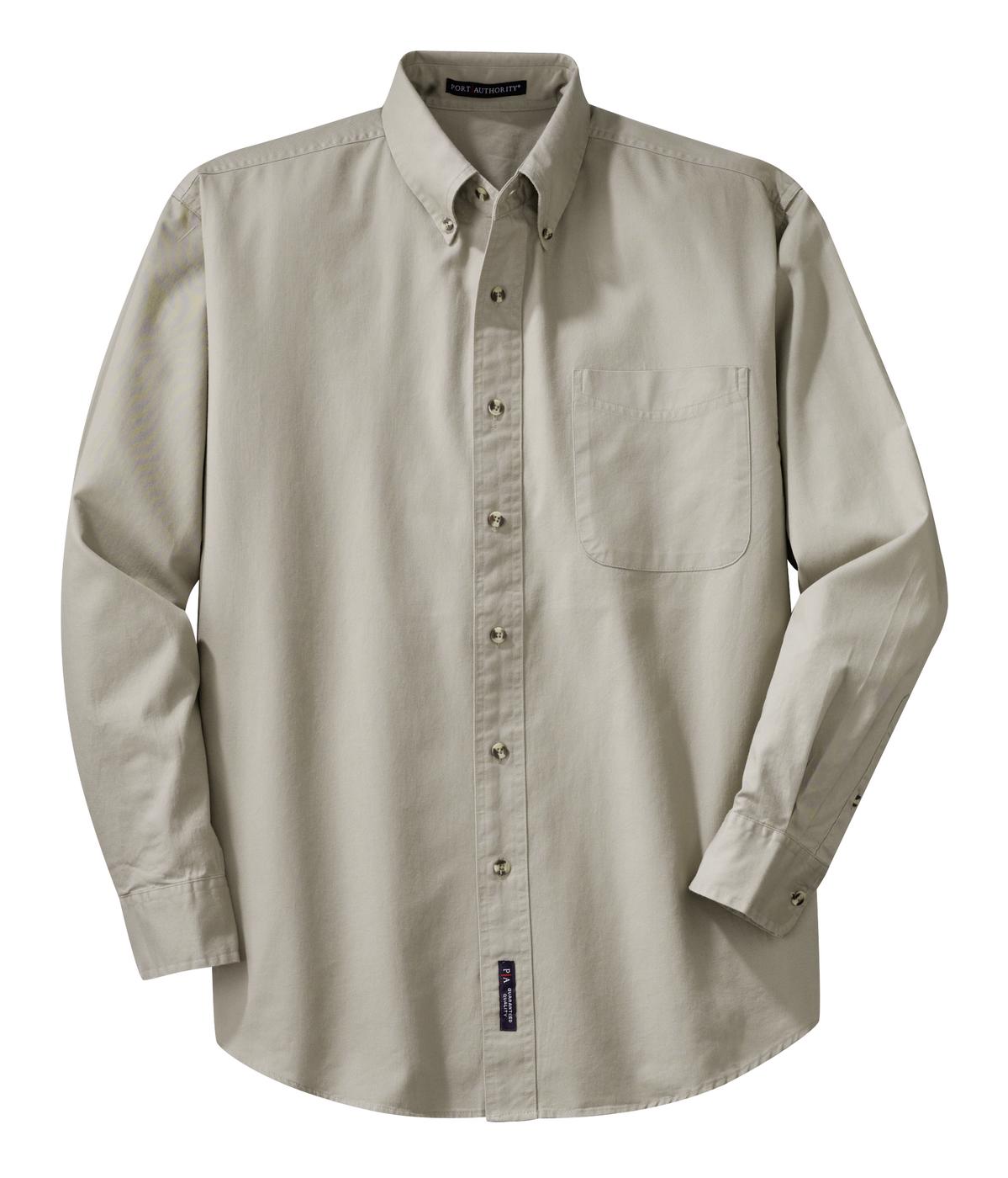 Port Authority® Tall Long Sleeve Twill Shirt