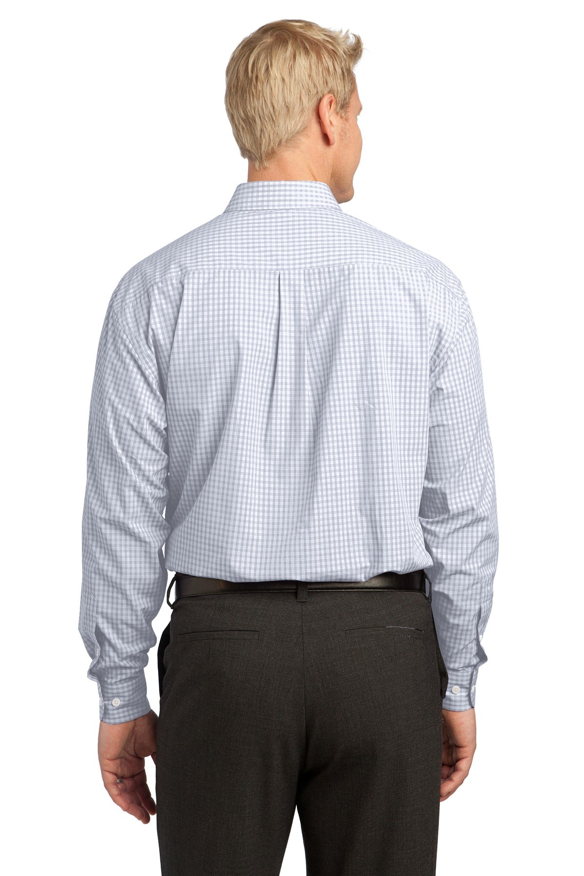 Port Authority® Plaid Pattern Easy Care Shirt