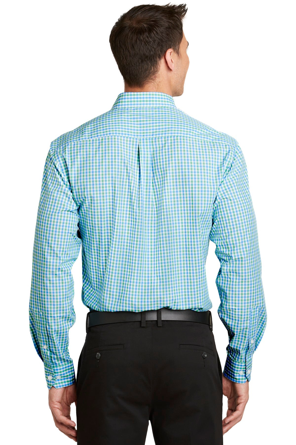 Port Authority® Long Sleeve Gingham Easy Care Shirt