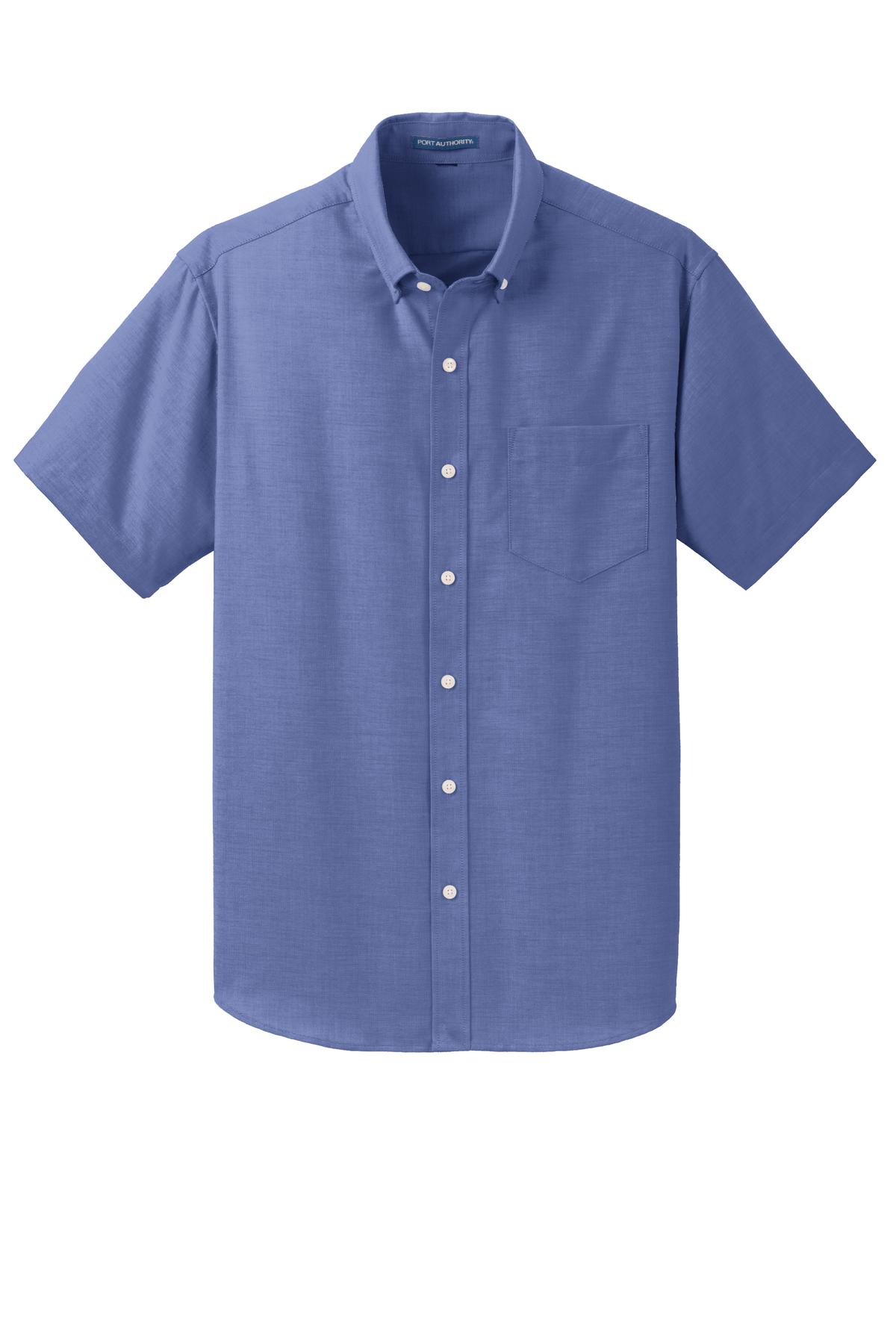 Port Authority® Short Sleeve SuperPro Oxford Shirt