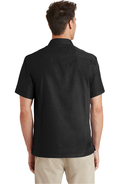 DISCONTINUED - Port Authority® Textured Camp Shirt