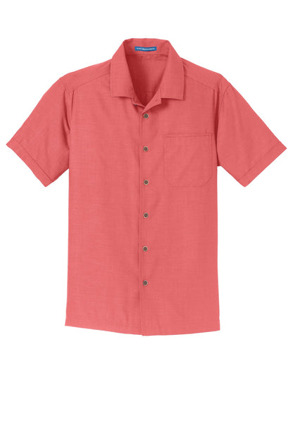 DISCONTINUED - Port Authority® Textured Camp Shirt