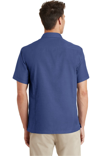DISCONTINUED - Port Authority® Textured Camp Shirt