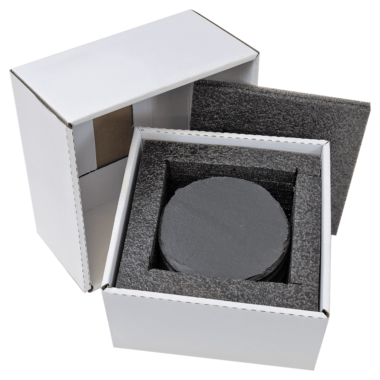 [Swag Store Ready] 6 Piece Round Slate Coaster Set