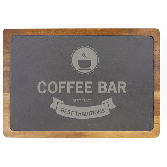Custom Acacia Wood/Slate Cutting Board