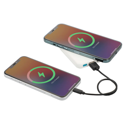 Recycled ABS 3000 mAh Wireless Power Bank with Full Color Print