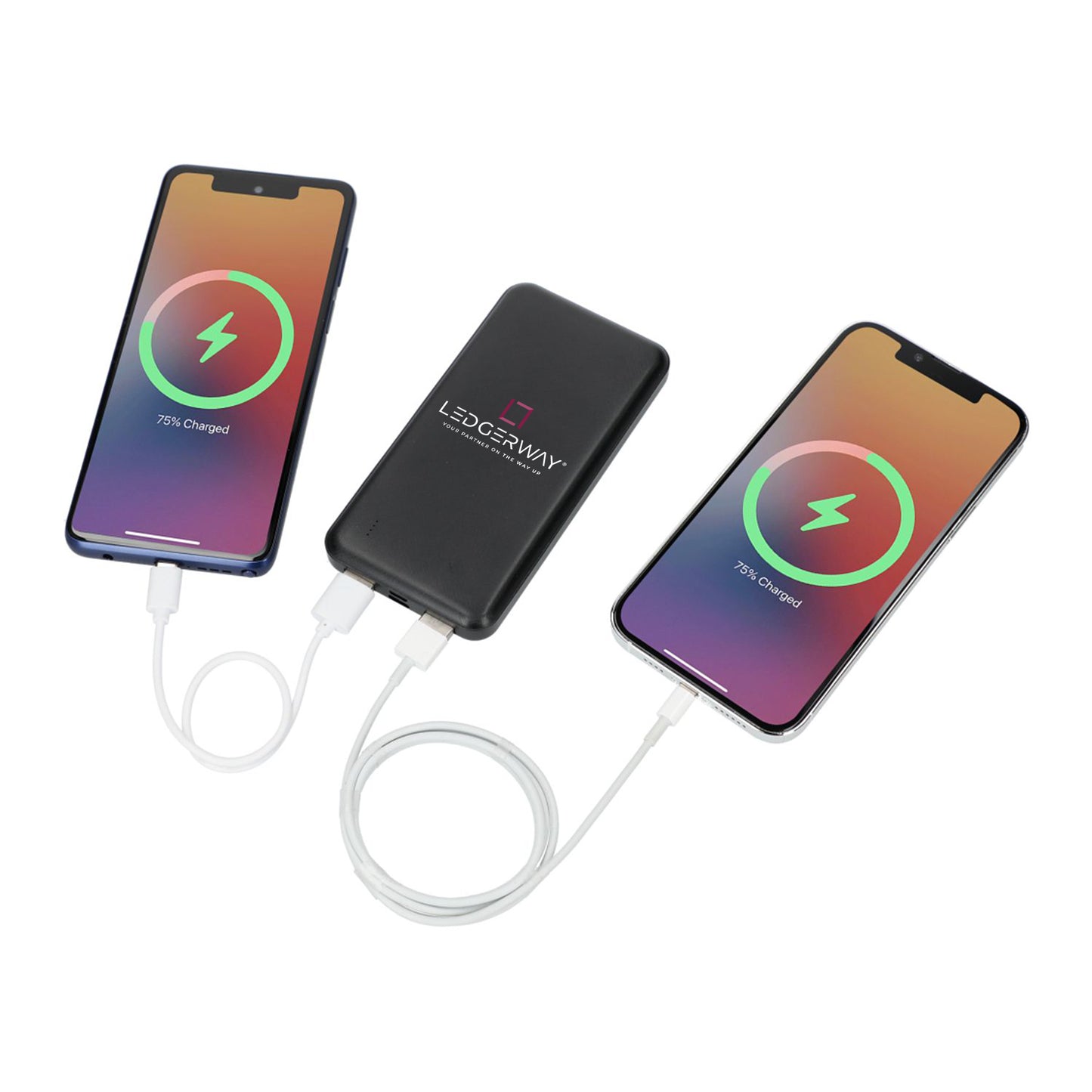 LEDGERWAY Stacked Logo Dart 10000 mAh Power Bank