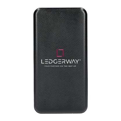 LEDGERWAY Stacked Logo Dart 10000 mAh Power Bank