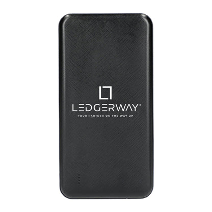 LEDGERWAY Stacked Logo Dart 10000 mAh Power Bank