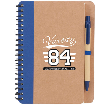 5" x 7" FSC® Mix Eco Spiral Notebook with Pen