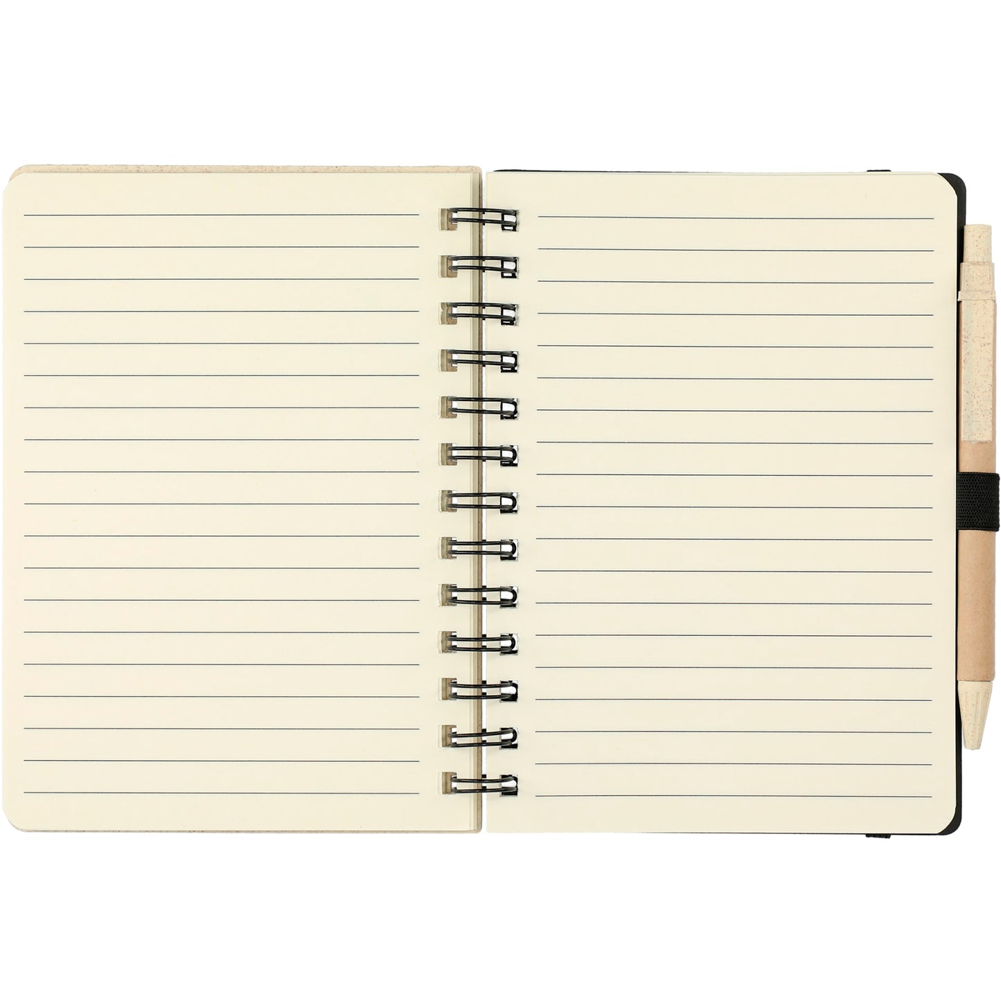 5" x 7" FSC® Mix Wheat Straw Notebook with Pen