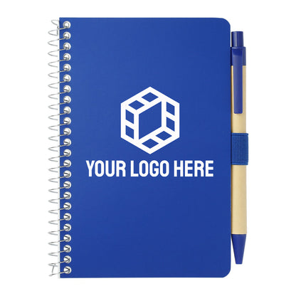 4" x 6" FSC® Mix Pocket Spiral Notebook with Pen