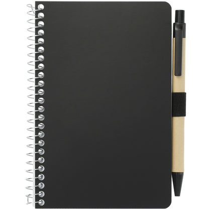 4" x 6" FSC® Mix Pocket Spiral Notebook with Pen