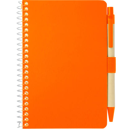 4" x 6" FSC® Mix Pocket Spiral Notebook with Pen
