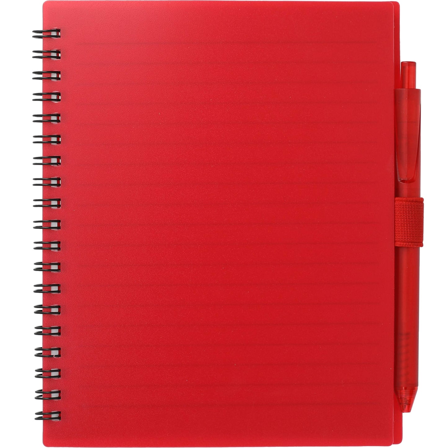 5.5” x 7” FSC® Recycled Spiral Notebook w/ RPET Pe