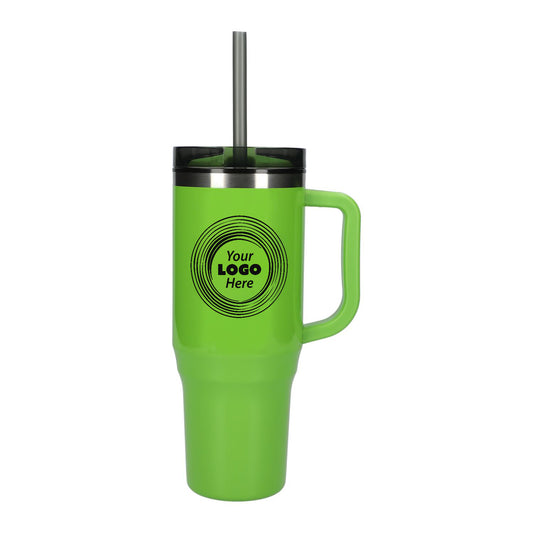 Thor Value 40oz Eco-Friendly Straw Tumbler with Full Color Print