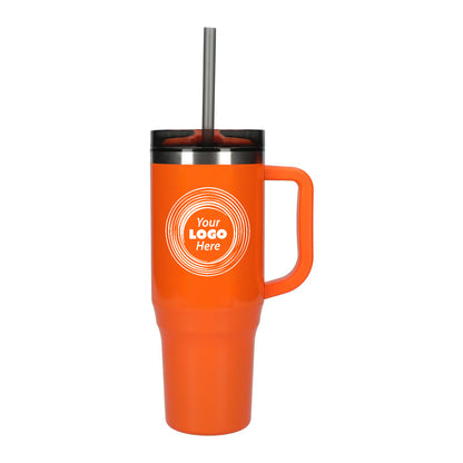 Thor Value 40oz Eco-Friendly Straw Tumbler with Full Color Print