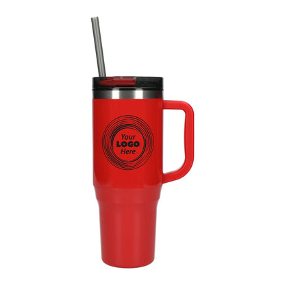 Thor Value 40oz Eco-Friendly Straw Tumbler with Full Color Print