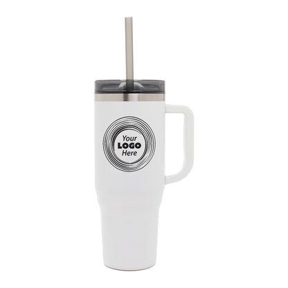 Thor Value 40oz Eco-Friendly Straw Tumbler with Full Color Print