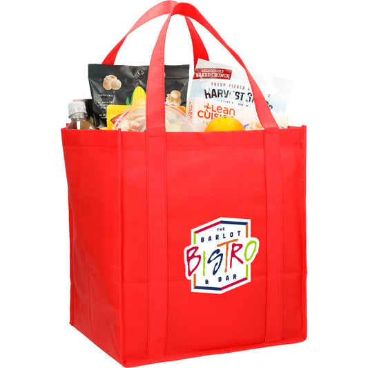 Hercules Non-Woven Grocery Tote with Full Color Print