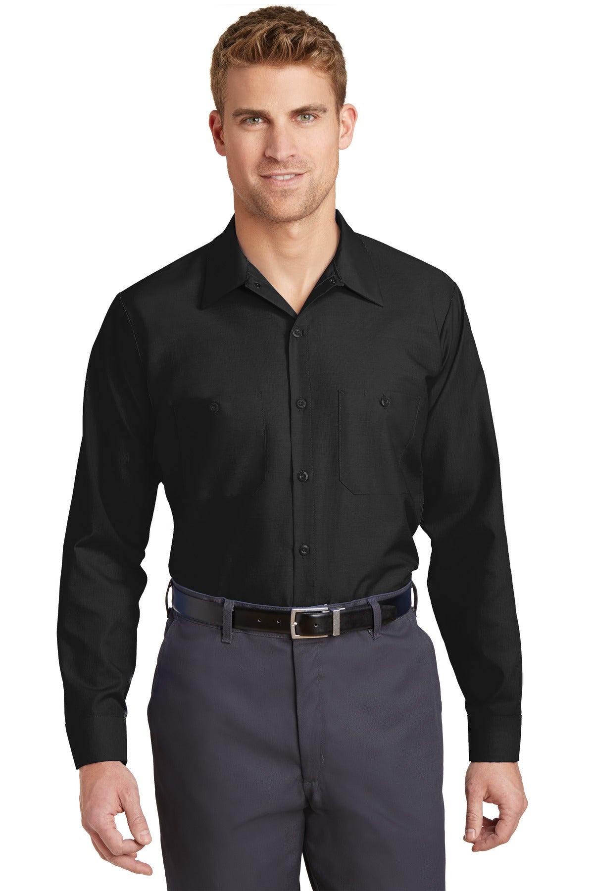 Red Kap® Long Size Long Sleeve Industrial Work Shirt