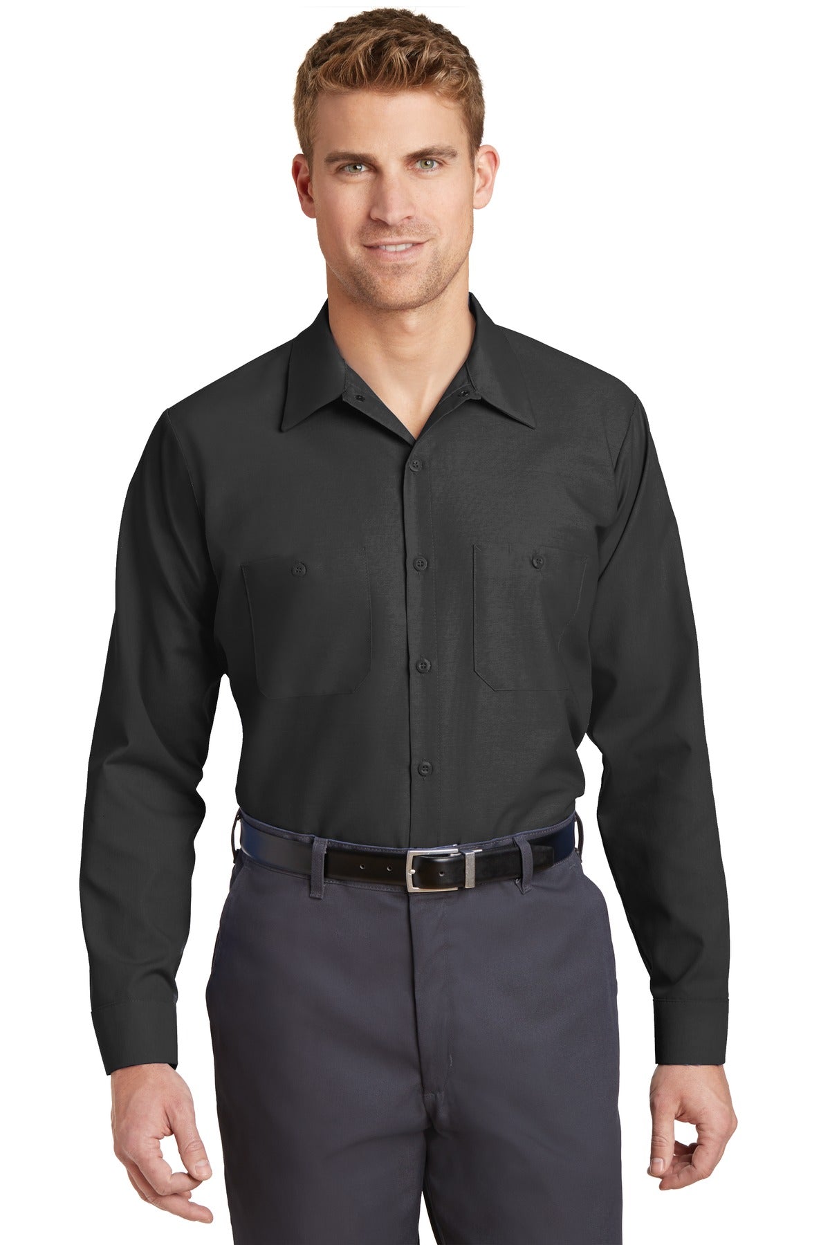 Red Kap® Long Size Long Sleeve Industrial Work Shirt