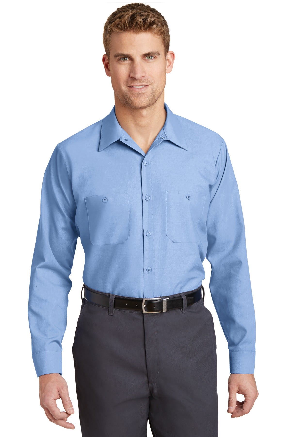 Red Kap® Long Size Long Sleeve Industrial Work Shirt