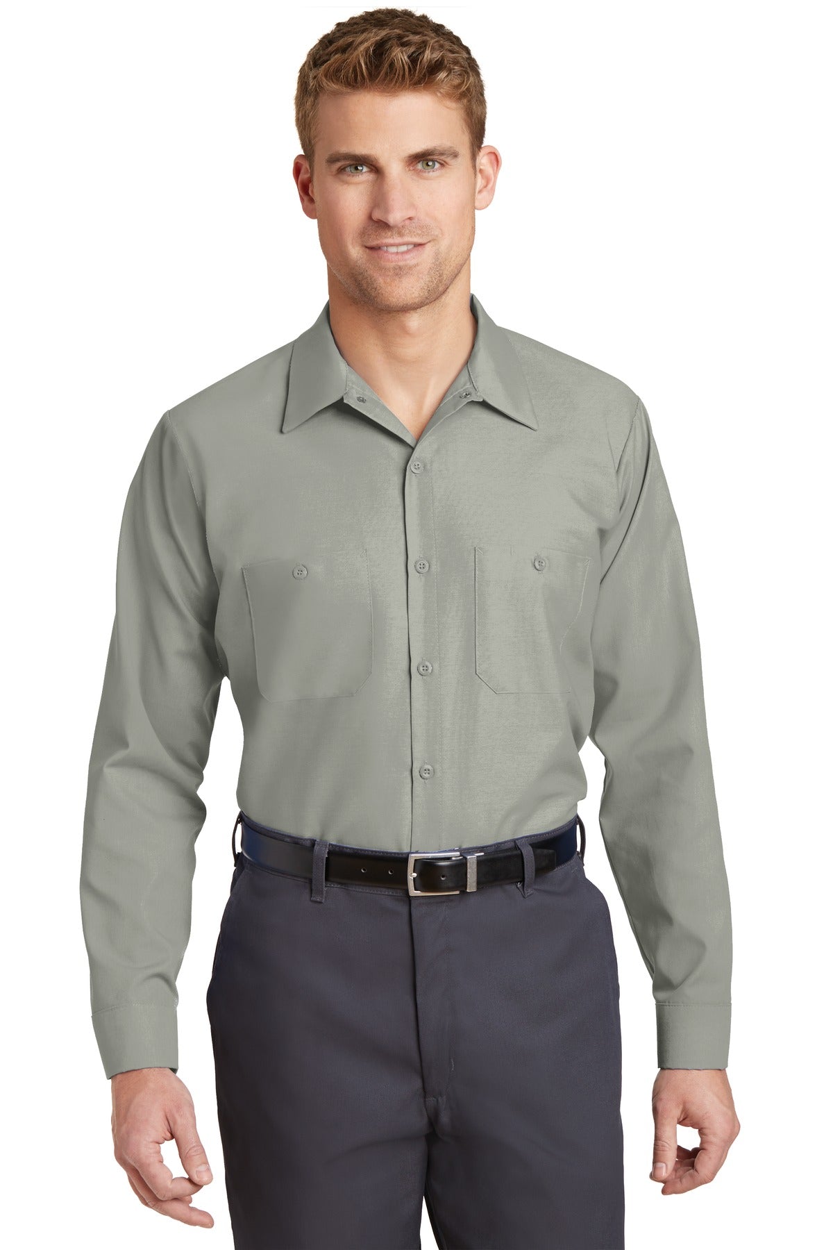 Red Kap® Long Size Long Sleeve Industrial Work Shirt