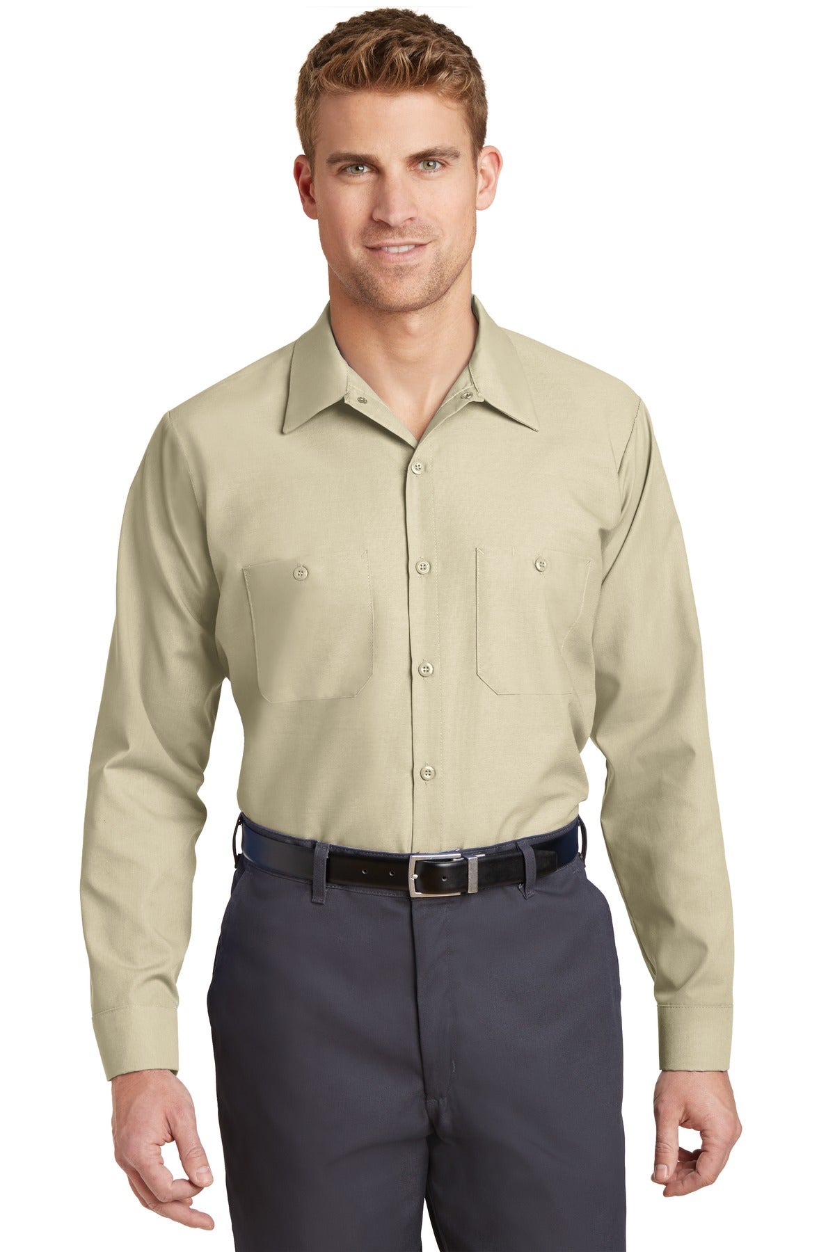 Red Kap® Long Size Long Sleeve Industrial Work Shirt