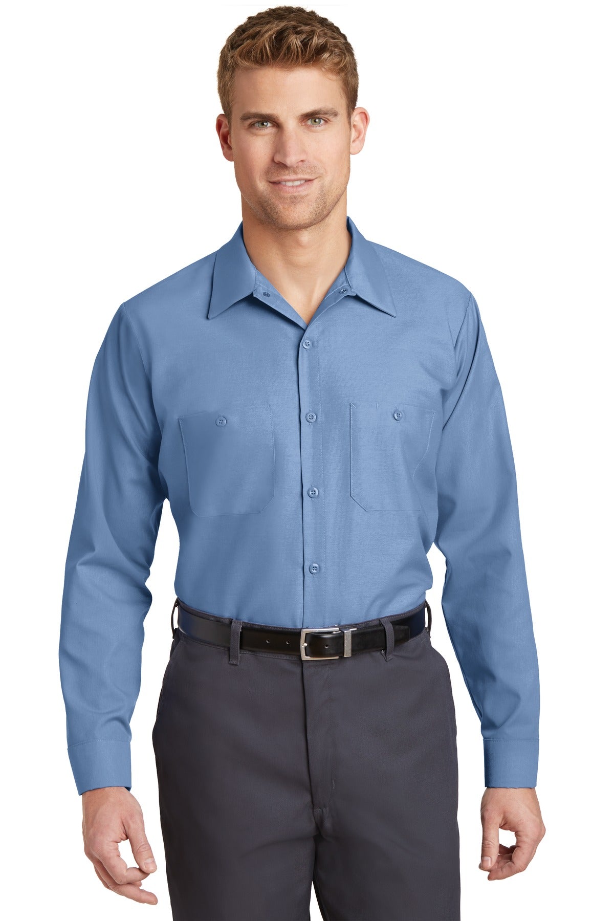 Red Kap® Long Size Long Sleeve Industrial Work Shirt