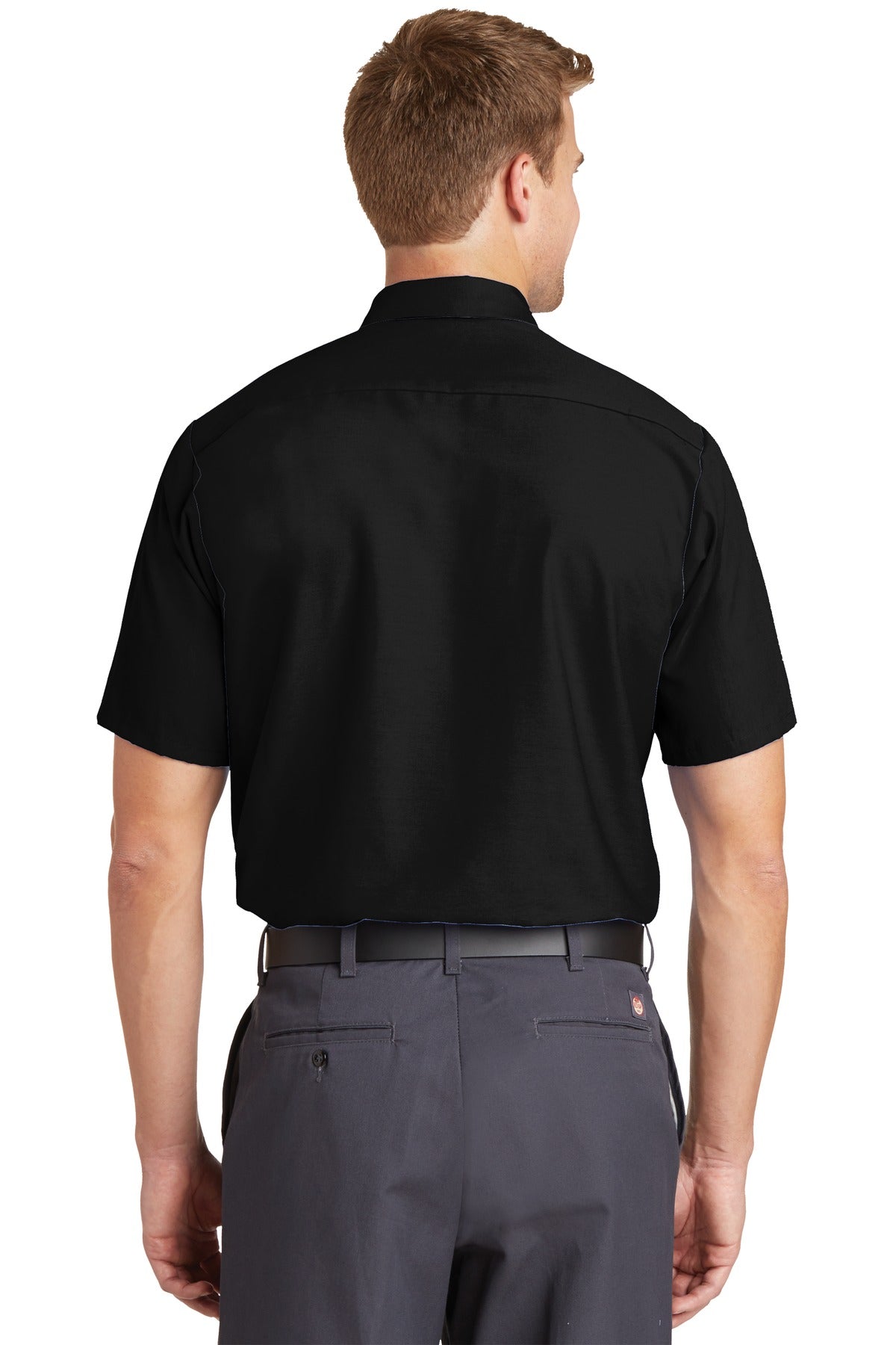 Red Kap® Long Size Short Sleeve Industrial Work Shirt