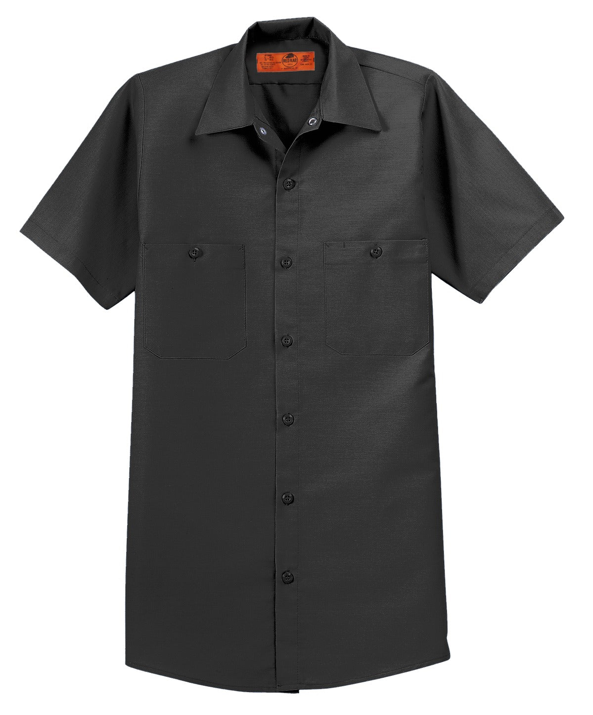 Red Kap® Long Size Short Sleeve Industrial Work Shirt