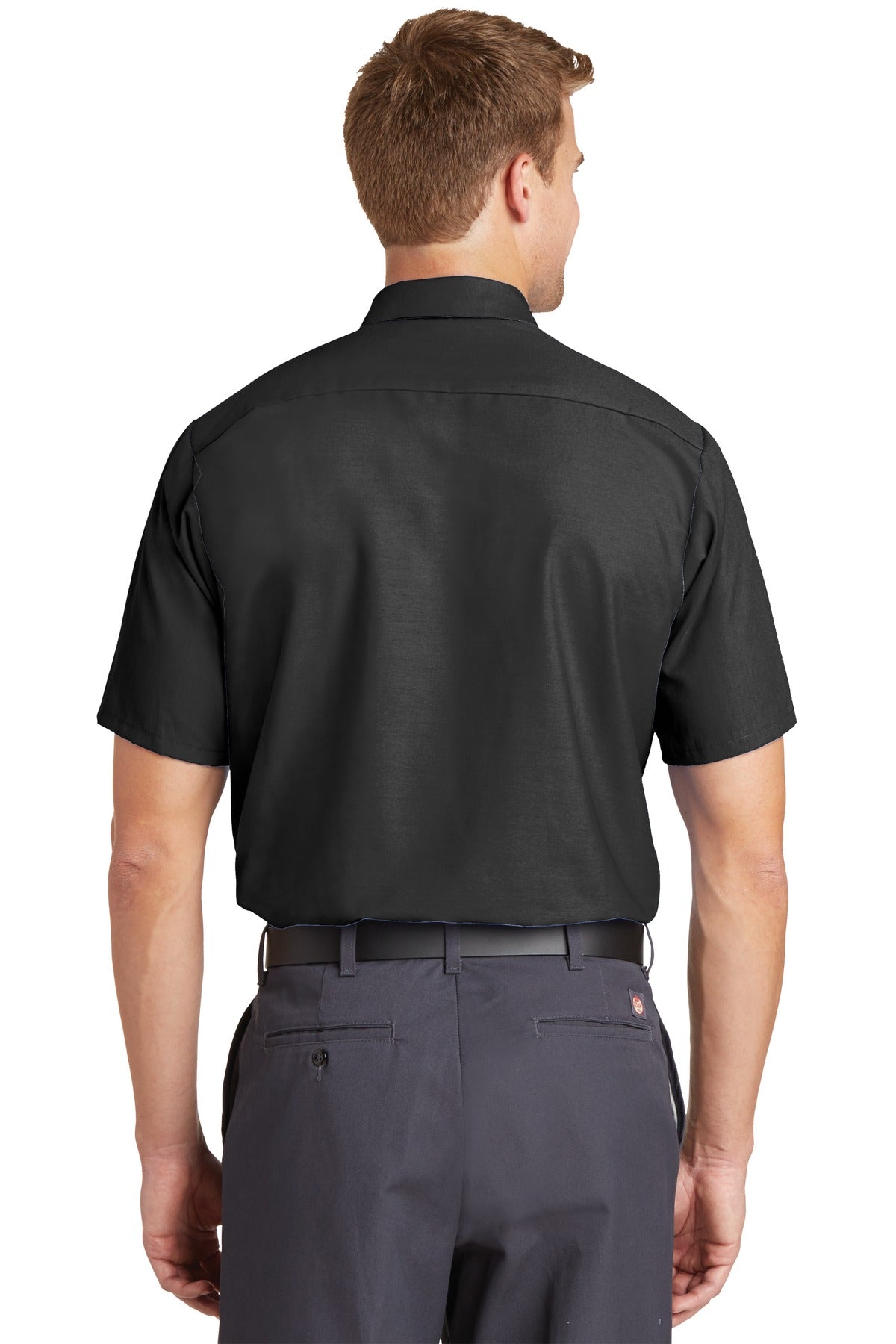 Red Kap® Long Size Short Sleeve Industrial Work Shirt