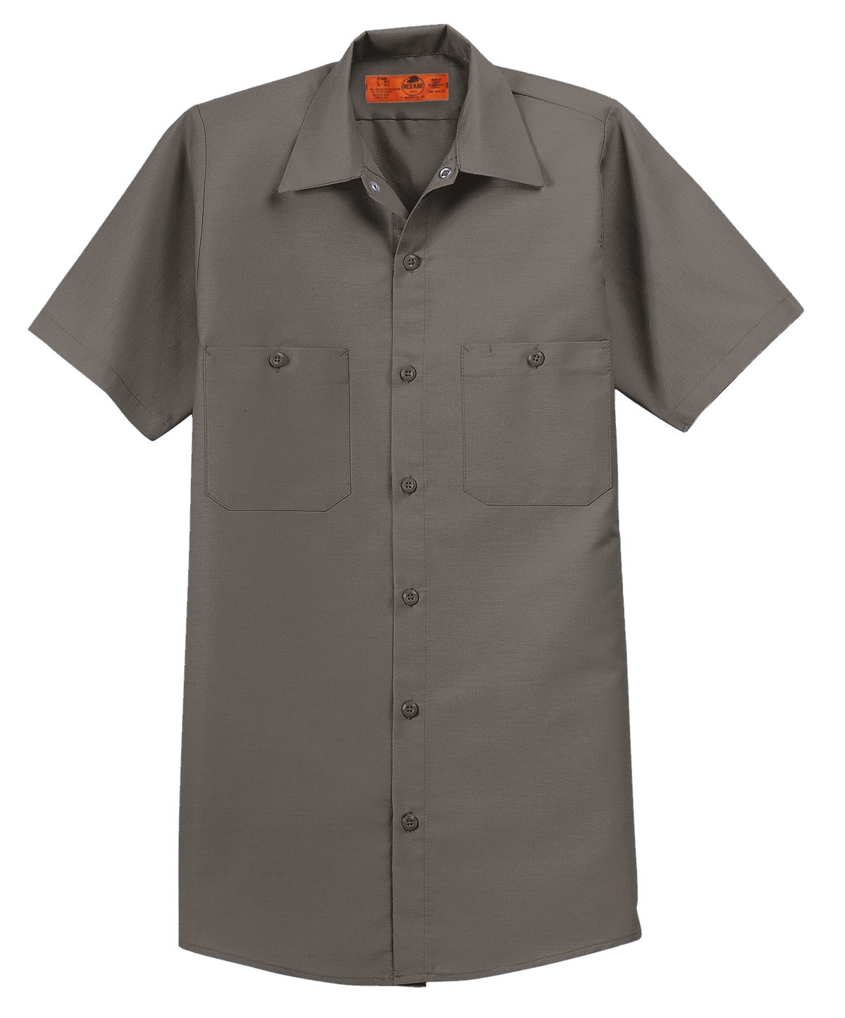 Red Kap® Long Size Short Sleeve Industrial Work Shirt