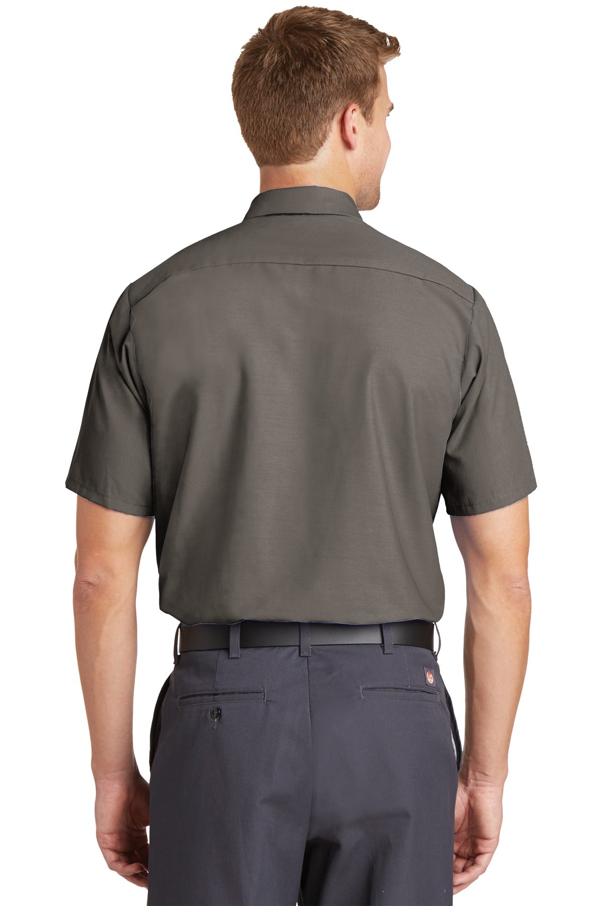 Red Kap® Long Size Short Sleeve Industrial Work Shirt