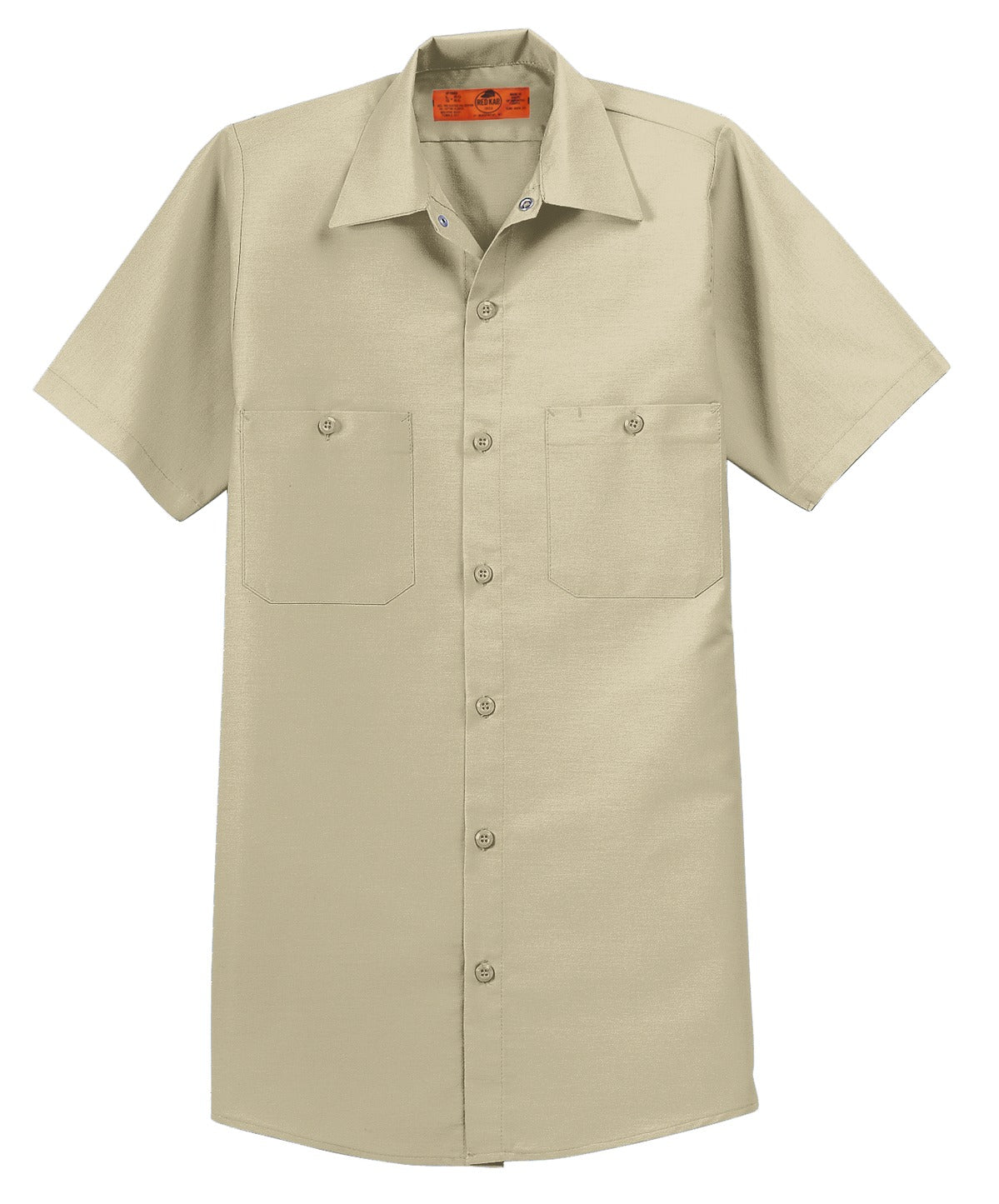 Red Kap® Long Size Short Sleeve Industrial Work Shirt