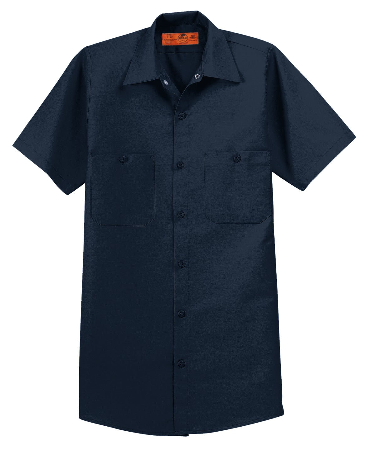 Red Kap® Long Size Short Sleeve Industrial Work Shirt